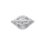 4 Carat Oval Statement | Brilliant White / G color | VVS | 14K White Gold - Image 2
