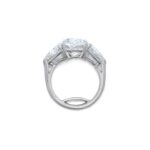 4 Carat Oval Statement | Brilliant White / G color | VVS | 14K White Gold - Image 4