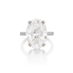 4 Carat Oval Statement | Brilliant White | VVS | 14K White Gold | Purity in Perfection