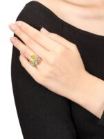 4 Carat Round Brilliant Statement | Fancy Yellow | 14K White Gold | Sunlit Royal Radiance - Image 4