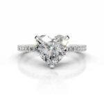 4 Carat Heart Shape Statement | Type IIa | Brilliant White / D color | FL/IF - Image 2