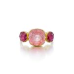 4 Carat Round Brilliant Statement | Royal Blue Sapphire | 14K White Gold