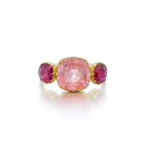 4 Carat Round Brilliant Statement | Royal Blue Sapphire | 14K White Gold