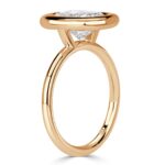 3.01 Carat Cushion Diamond Ring | Brilliant White | 14K White Gold | Modern Nobility - Image 5