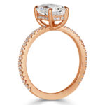 3 Carat Emerald Diamond Ring | 14K White Gold | Quiet Power | High Jewellery - Image 3