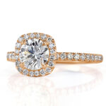 1 Carat Round Brilliant Diamond Ring | Brilliant White | 14K White Gold - Image 2
