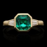 1.83 Carat Emerald-cut Statement | 14K White Gold | Refined Light