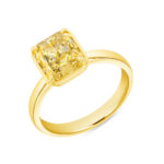 3 Carat Radiant Statement | Fancy Yellow | 18K Yellow Gold | Colour-Collector’s Treasure - Image 2