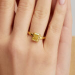 3 Carat Radiant Statement | Fancy Yellow | 18K Yellow Gold | Colour-Collector’s Treasure - Image 4