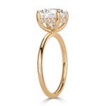 3 Carat Round Brilliant Diamond Ring | Brilliant White | 14K White Gold | Quiet Power - Image 3