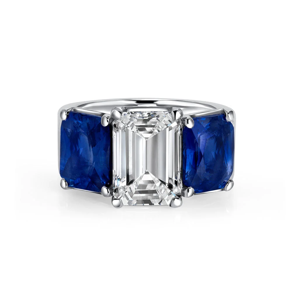5 Carat Emerald Diamond Ring | SI | 18K Gold | Timeless Brilliance