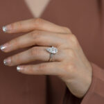 3.19 Carat Pear Diamond Ring | Brilliant White | 18K Gold | Everyday Royalty