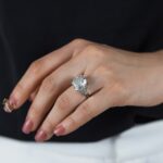 10.01 Carat Radiant Diamond Ring | Brilliant White | 18K Gold | Collector’s Grade Grandeur