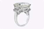 10.75 Carat Emerald Diamond Ring | 18K Gold | Unparalleled Brilliance - Image 6