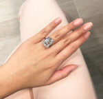 13 Carat Emerald Diamond Ring | 18K Gold | Unparalleled Brilliance