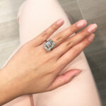 13 Carat Emerald Diamond Ring | 18K Gold | Unparalleled Brilliance