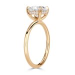 3 Carat Round Brilliant Diamond Ring | Brilliant White | 14K White Gold - Image 3