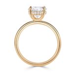 3 Carat Round Brilliant Diamond Ring | Brilliant White | 14K White Gold - Image 4