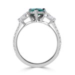 2 Carat Pear Diamond Ring | 14K White Gold | Modern Nobility | Signature - Image 3