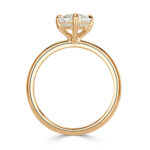 2.5 Carat Marquise Diamond Ring | Brilliant White | 14K White Gold | Effortless Elegance - Image 4