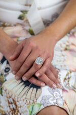 10.12 Carat Cushion Halo Diamond Ring | Brilliant White | 18K Gold - Image 2