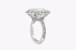 10.12 Carat Cushion Halo Diamond Ring | Brilliant White | 18K Gold - Image 5