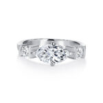 1 Carat Marquise Diamond Ring | Brilliant White | 18K Gold | Classic Charm | Modern Classic