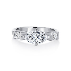 1 Carat Marquise Diamond Ring | Brilliant White | 18K Gold | Classic Charm | Modern Classic