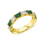 Emerald Statement | 18K Yellow Gold | Graceful Brilliance | Collector-Grade - Image 3