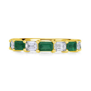 Emerald Statement | 18K Yellow Gold | Graceful Brilliance | Collector-Grade