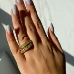 Radiant Eternity Band | Fancy Yellow | 14K White Gold | Rare Fancy-Color Splendour - Image 2