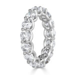 5 Carat Round Brilliant Band | Brilliant White | 18K Gold | Refined Grandeur - Image 2