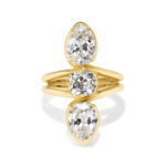 Round Brilliant Statement | Brilliant White | 14K White Gold | Elegant Sparkle - Image 2