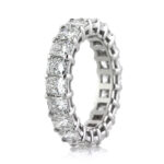 5.25 Carat Radiant Band | Brilliant White | 18K White Gold | Timeless Brilliance - Image 2