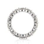 5.25 Carat Round Brilliant Band | Brilliant White | 18K White Gold | Timeless Brilliance - Image 3