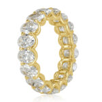 5.41 Carat Oval Band | Brilliant White | 18K White Gold | Radiant Elegance | High Jewellery - Image 2