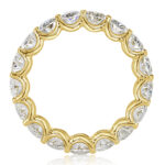 5.41 Carat Oval Band | Brilliant White | 18K White Gold | Radiant Elegance | High Jewellery - Image 4