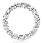 5.41 Carat Oval Band | Brilliant White | 18K White Gold | Heirloom-Worthy Glow | Signature - Image 4