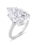 5.5 Carat Pear Statement | Brilliant White / D color | VVS | 14K White Gold - Image 5