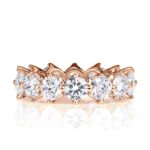 5.5 Carat Round Brilliant Band | Brilliant White | 18K Rose Gold | Signature Sophistication
