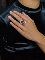 5.8 Carat Round Brilliant Statement | Brilliant White | 14K Rose Gold - Image 2