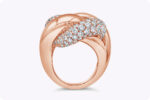 5.8 Carat Round Brilliant Statement | Brilliant White | 14K Rose Gold - Image 6
