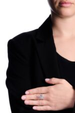 5 Carat Cushion Statement | Brilliant White / D color | SI | 14K White Gold - Image 4