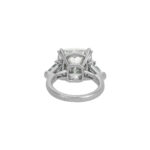 5 Carat Cushion Statement | Brilliant White / D color | SI | 14K White Gold - Image 4
