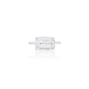 5 Carat Emerald-cut Statement | Type IIa | 14K White Gold | Refined Grandeur