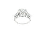 5 Carat Round Brilliant Statement | Brilliant White / D color | SI | 14K White Gold - Image 4