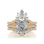 5 Carat Cushion Statement | Brilliant White / D color | FL/IF | 14K White Gold - Image 2