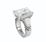 5 Carat Emerald-cut Statement / F color | SI | 14K White Gold - Image 2