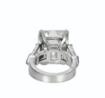 5 Carat Emerald-cut Statement / F color | SI | 14K White Gold - Image 3