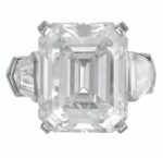 5 Carat Emerald-cut Statement / F color | SI | 14K White Gold
